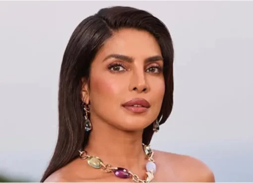 Priyanka Chopra Jonas striking a pose at a previous Met Gala event, looking stylish.