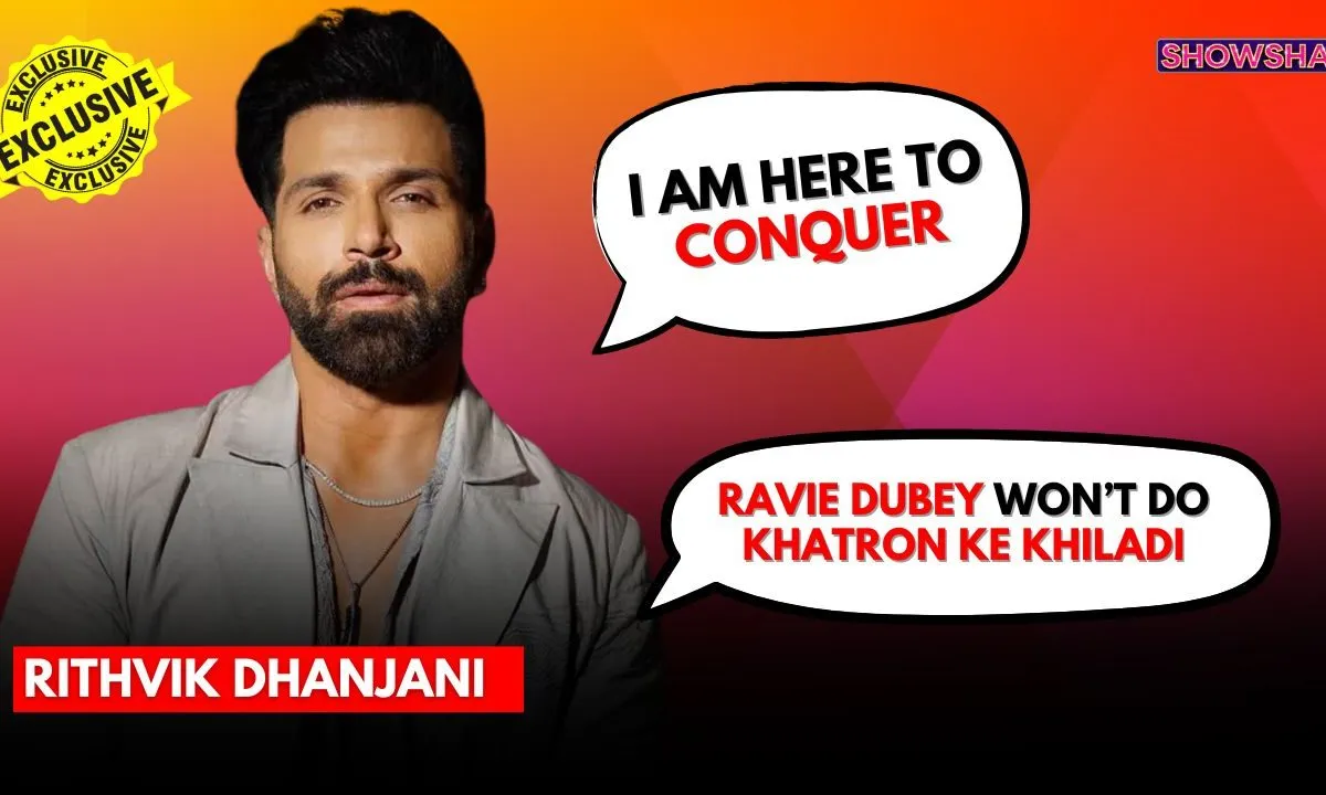 Rithvik Dhanjani smiling and talking during an interview, looking excited.