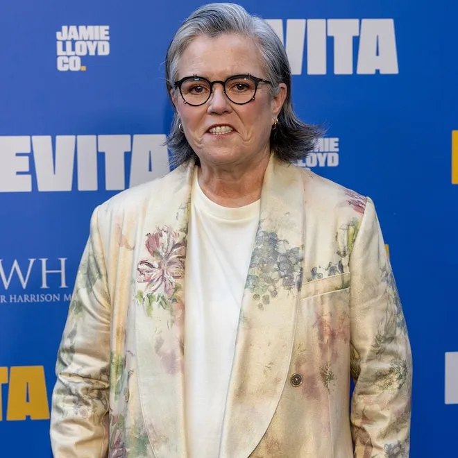 Photo of Rosie O'Donnell smiling.