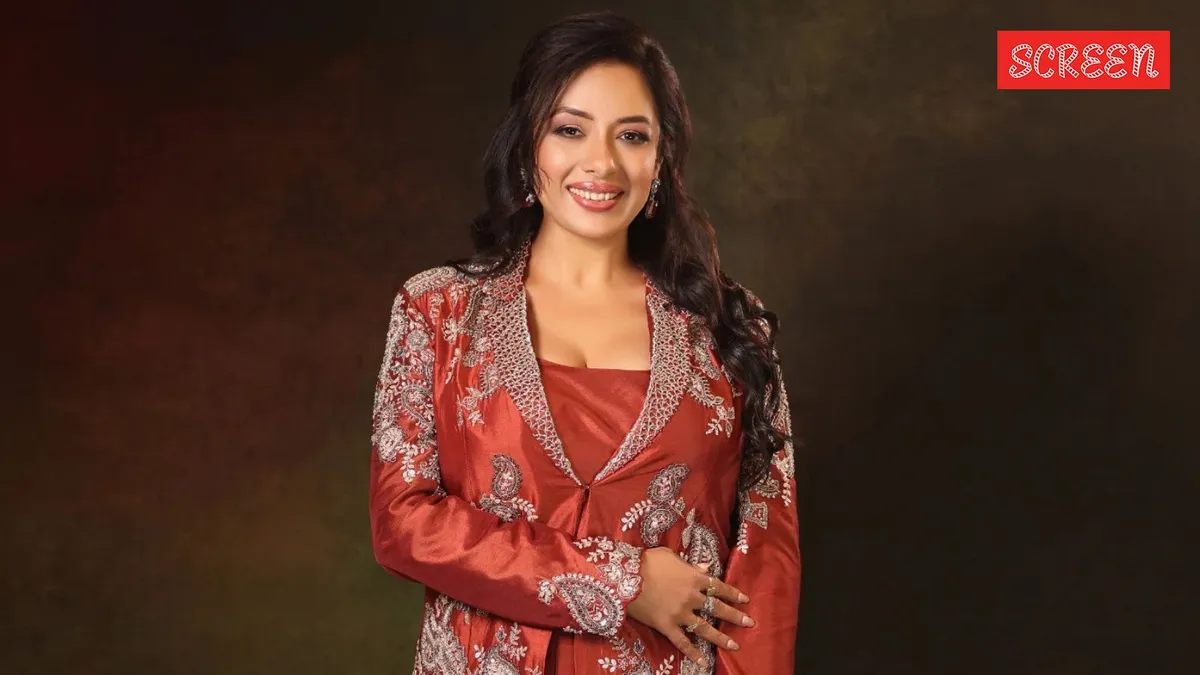 Rupali Ganguly looking concerned or upset, perhaps at home in Mumbai.