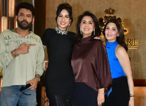 Sadia Khateeb smiling and talking about the film 'Daadi Ki Shaadi'.