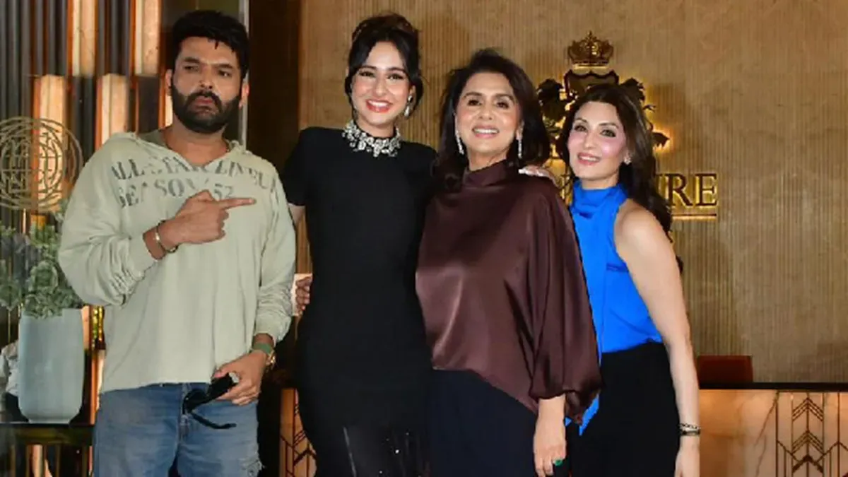 Sadia Khateeb smiling and talking about the film 'Daadi Ki Shaadi'.