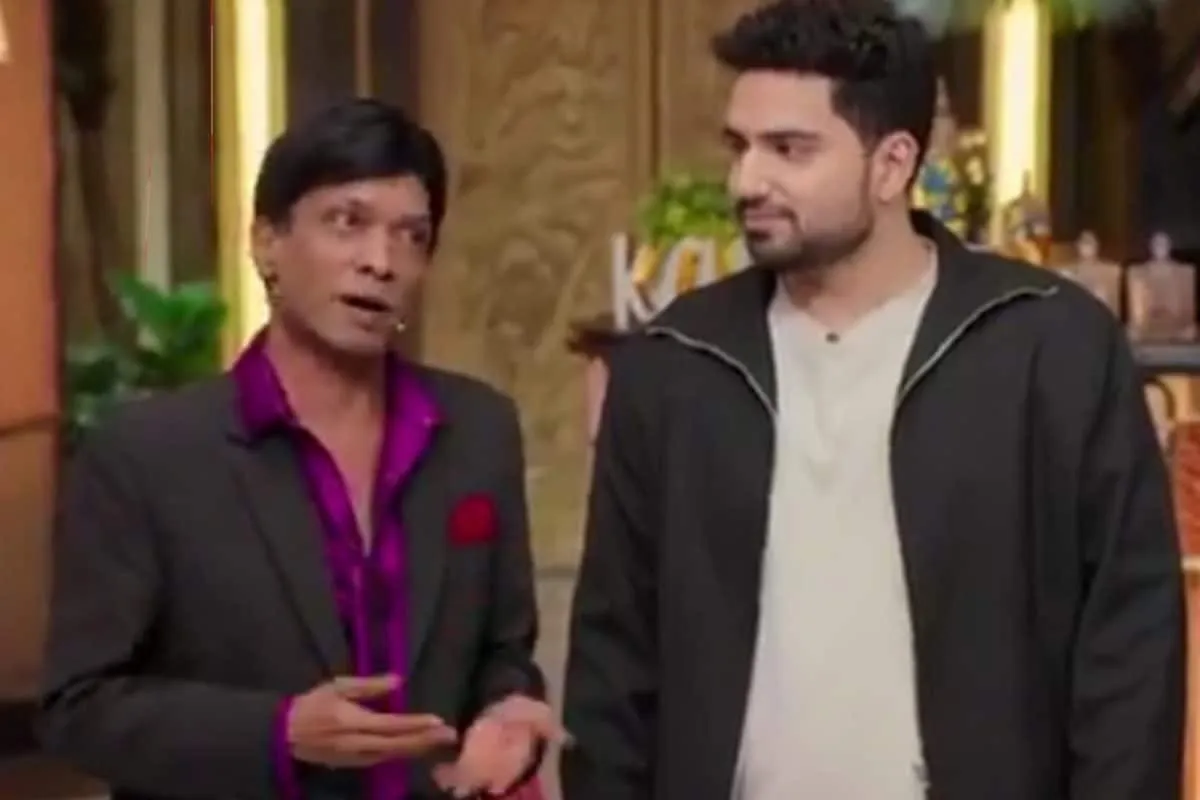 Comedians Samay Raina and Sunil Pal on a TV show.