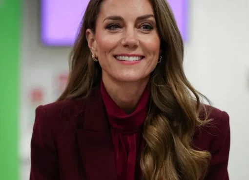 Kate Middleton on an overseas trip in Italy, smiling and greeting people.
