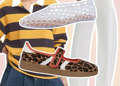 A vibrant collage of trendy clothes and accessories from Amazon fashion deals.