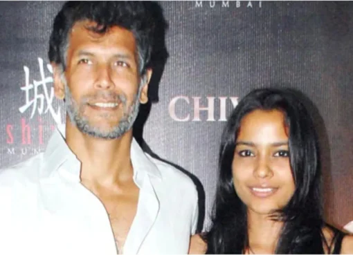 Shahana Goswami and Milind Soman smiling together.