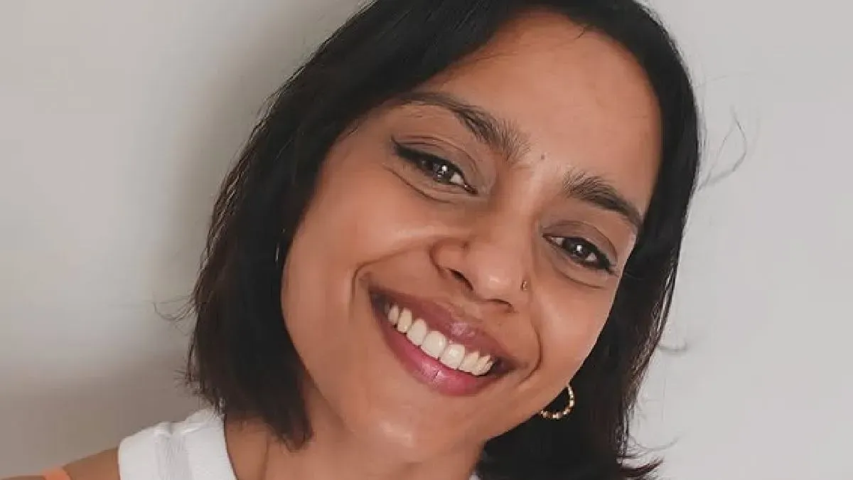 Actress Shahana Goswami smiling warmly.