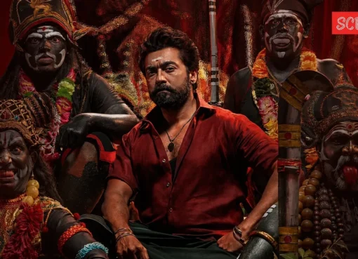 Suriya in a still from the movie 'Karuppu'.