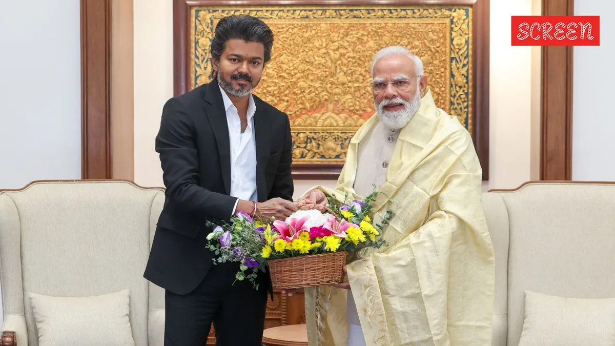 Tamil Nadu CM M.K. Stalin meeting with Prime Minister Narendra Modi in Delhi.