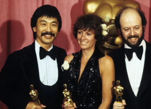 Marcia Lucas, an Oscar-winning film editor, smiling softly.