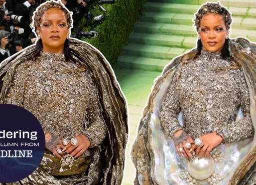 A stylized image representing AI and fashion.