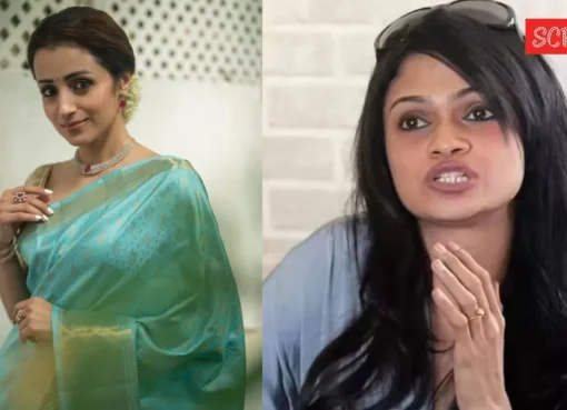 Suchitra and Trisha, two actresses in the news over recent comments.