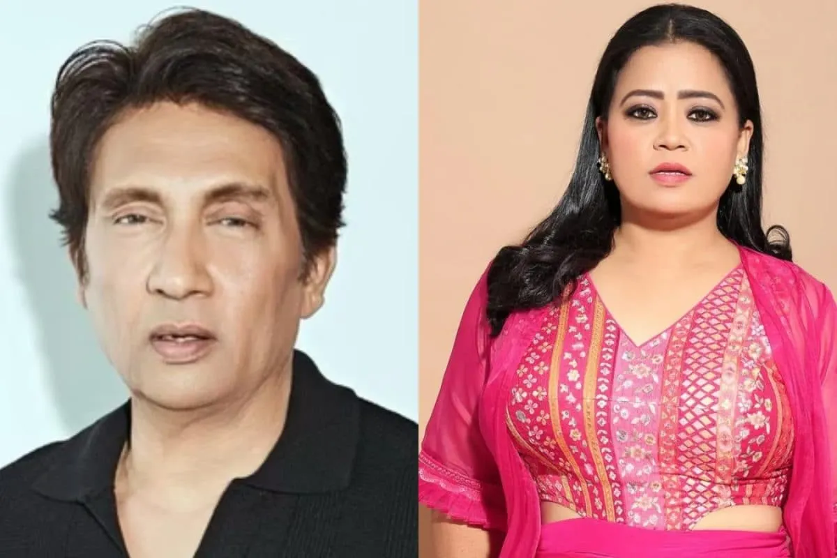 Shekhar Suman and Bharti Singh smiling.