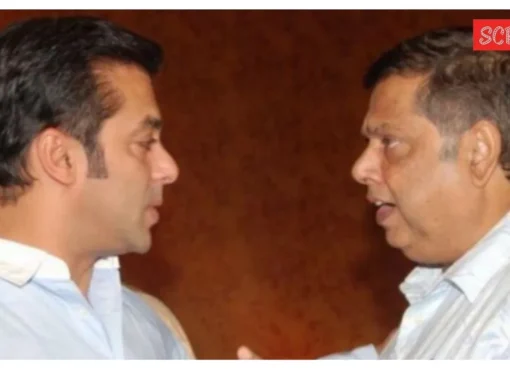 Varun Dhawan sharing a candid moment, discussing his dad David Dhawan and Salman Khan.