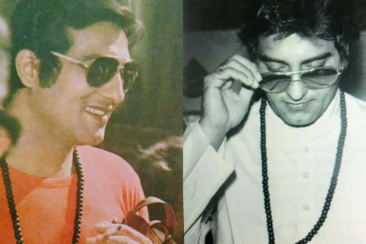 A portrait of the handsome Bollywood actor Vinod Khanna.