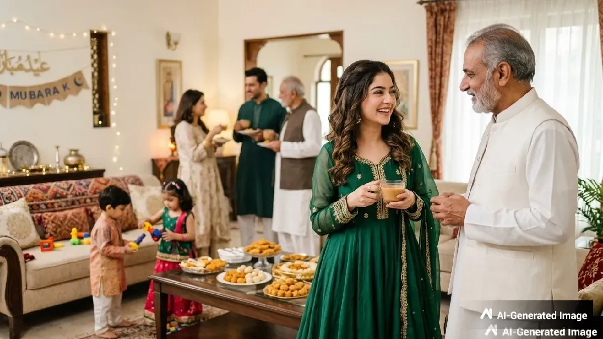 A visual representation of the Eid al-Adha celebration.