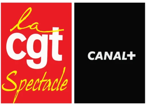 A stylized image showing a courtroom gavel next to a television screen with the Canal+ logo, representing a legal battle in the entertainment industry.