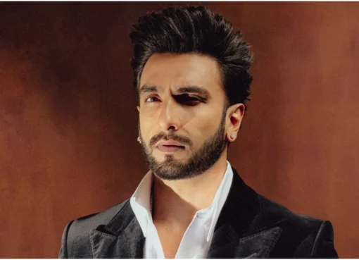 Ranveer Singh looking serious, perhaps reflecting on recent controversies.