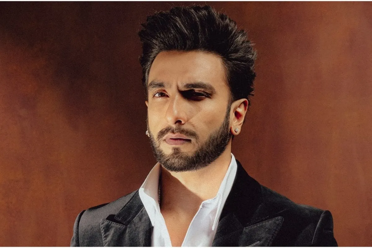 Ranveer Singh looking serious, perhaps reflecting on recent controversies.