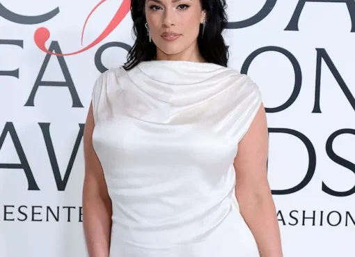 Ashley Graham looking confident and stylish.
