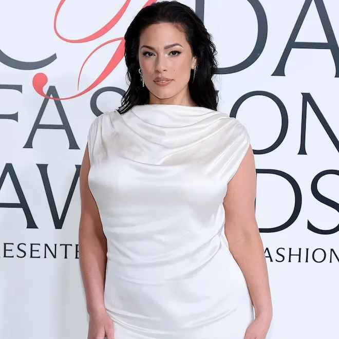 Ashley Graham looking confident and stylish.