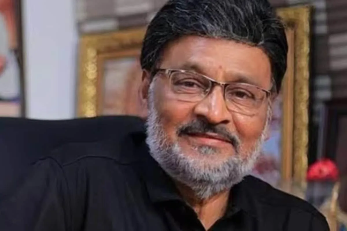 A portrait of legendary filmmaker and actor K. Bhagyaraj