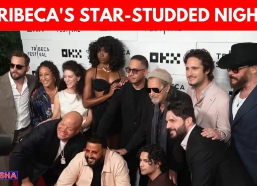 Al Pacino, DJ Khaled, and Diego Boneta on the red carpet.
