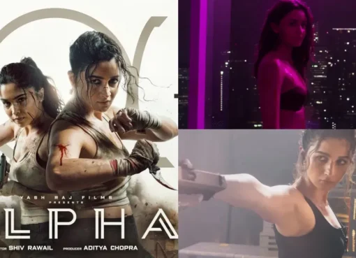 Alia Bhatt's first look in the Alpha teaser.