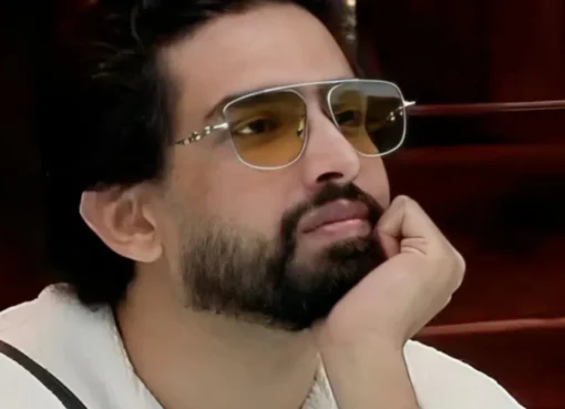Amaal Mallik looking thoughtful and composed.
