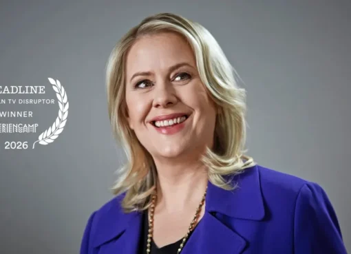 Anke Greifeneder, a woman with a determined look, smiling slightly, possibly in a professional setting.