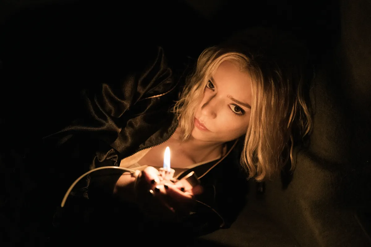 Anya Taylor-Joy looking stressed in a still from the 'Lucky' trailer.