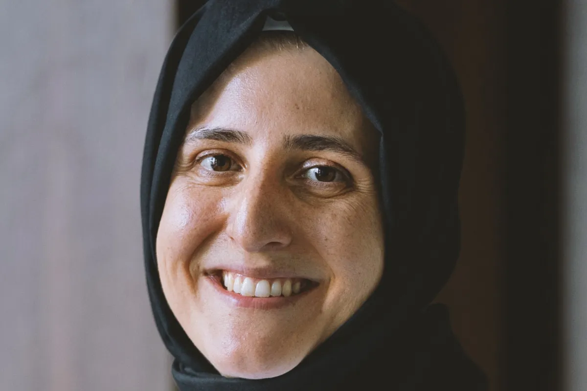 Portrait of filmmaker Belkis Bayrak.