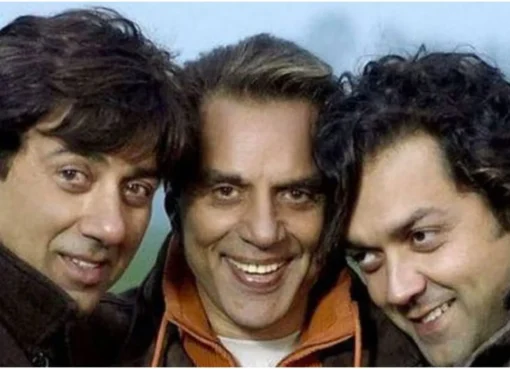 Bobby Deol looking thoughtful during an interview about his father Dharmendra.