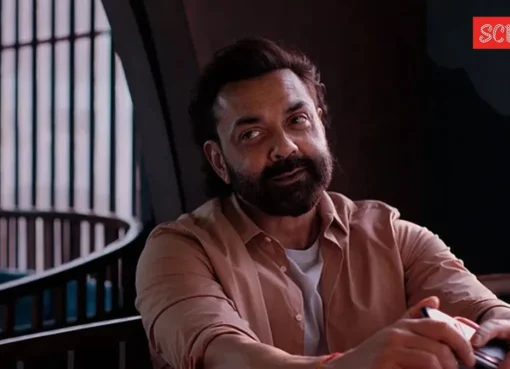 Bobby Deol looking serious and intense in a still from the film 'Bandar'.