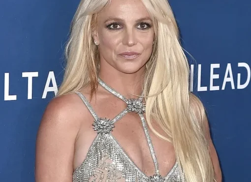 Britney Spears with her new haircut, styled by Chris Appleton.