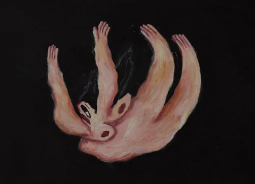 A still from María Cristina Pérez's experimental animated short 'Once in a Body,' showing abstract or dreamlike figures.