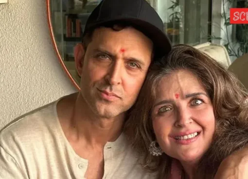 Hrithik Roshan praying in a temple.