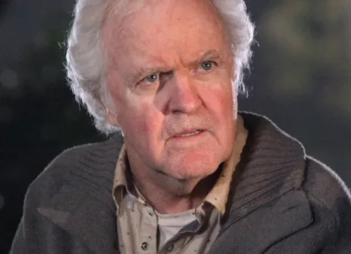 James Handy, an actor, smiling