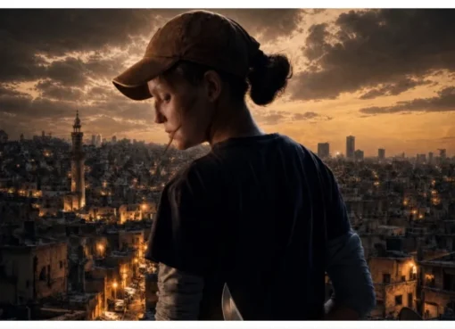 A promotional image for the film 'Boomah' with a stark, intense feel.