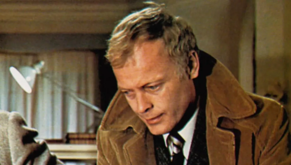 A distinguished photo of British actor Michael Byrne