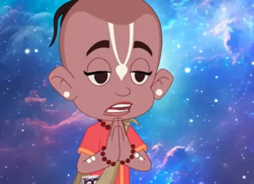 Pujya Shri Indresh Upadhyay Maharaj Ji unveiling the trailer for the animated film Mahaprabhu Jagannath.