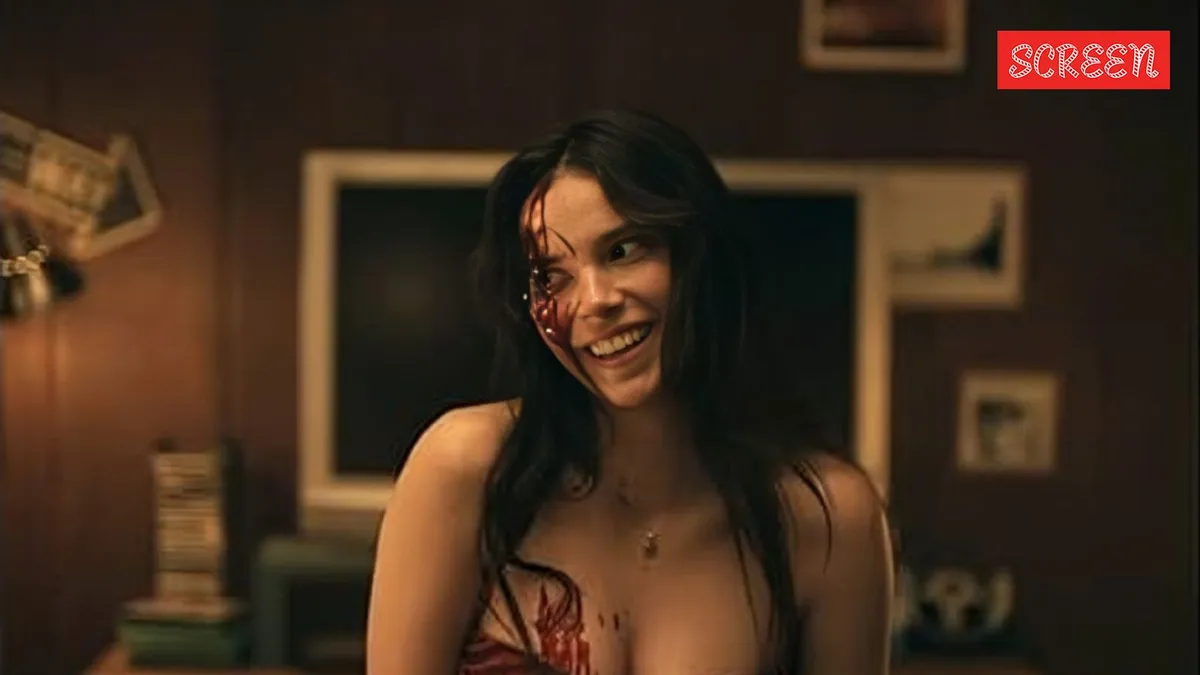 A smiling Inde Navarrette, star of the show Obsession.