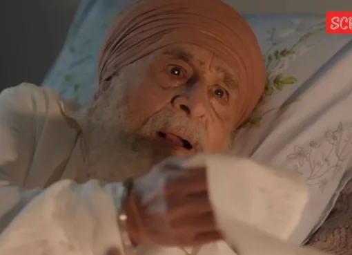 A still from a Bollywood movie showing vibrant colors.