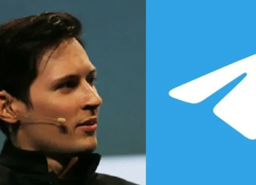 Pavel Durov, the founder and CEO of Telegram, looking serious.
