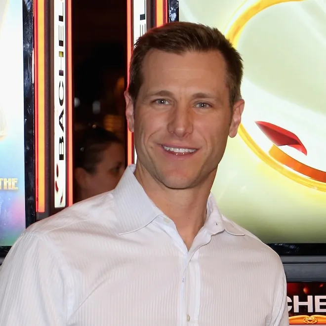 Jake Pavelka smiling on his wedding day