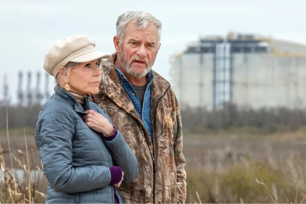 Jane Fonda, the iconic actor and activist, on a road trip in the Southern U.S. for her new documentary 'Gaslit'.