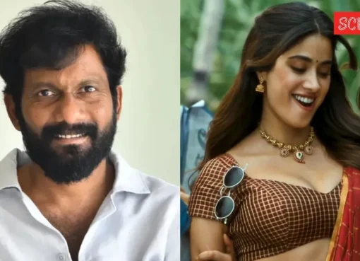 Janhvi Kapoor in a movie scene.