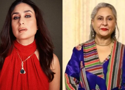Jaya Bachchan and Kareena Kapoor discussing women's portrayal in cinema.