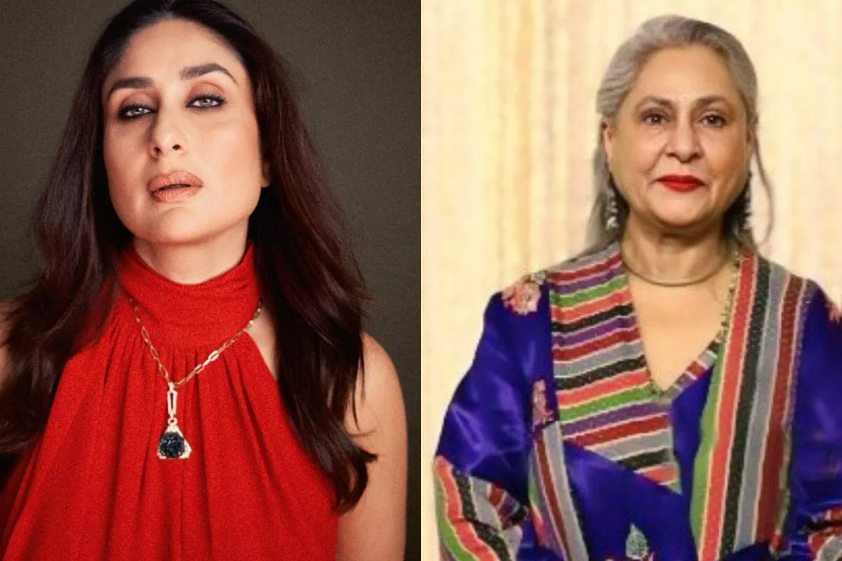 Jaya Bachchan and Kareena Kapoor discussing women's portrayal in cinema.