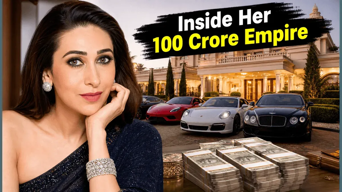 Karisma Kapoor looking stylish and confident.